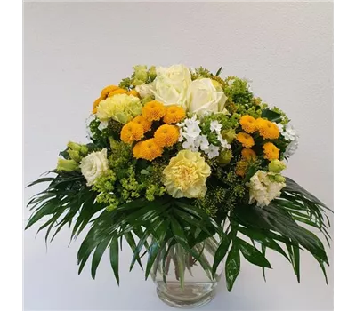 Blumenstrauss Gelb-Weiss